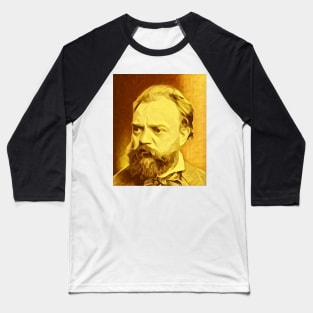 Antonín Dvořák Golden Portrait | Antonín Dvořák Artwork 7 Baseball T-Shirt